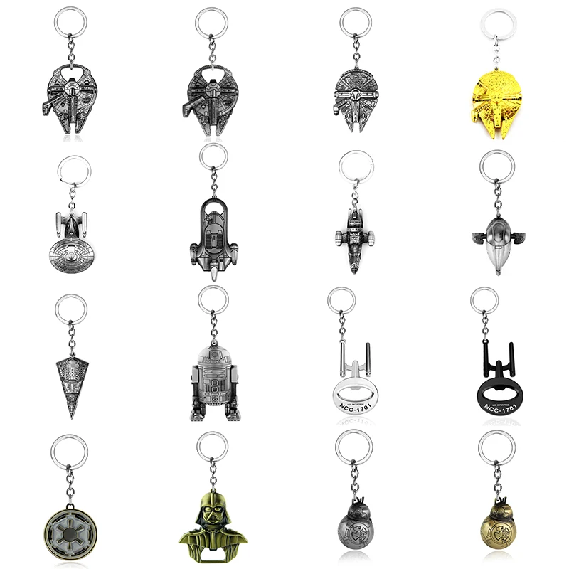 Hot Sale Star Wars Movie Series Jewelry Spaceship Badge Keychain Cool Falcon Key Rings Pendant Key Chains Jewelry Accessories
Hot Sale Star Wars Movie Series Jewelry Spaceship Badge Keychain Cool Falcon Key Rings Pendant Key Chains Jewelry Accessories