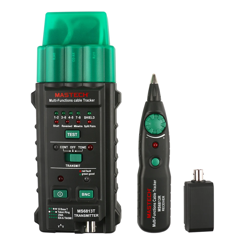 MASTECH MS6813 Многофункциональный сетевой кабель и тестер телефонных линий детектор