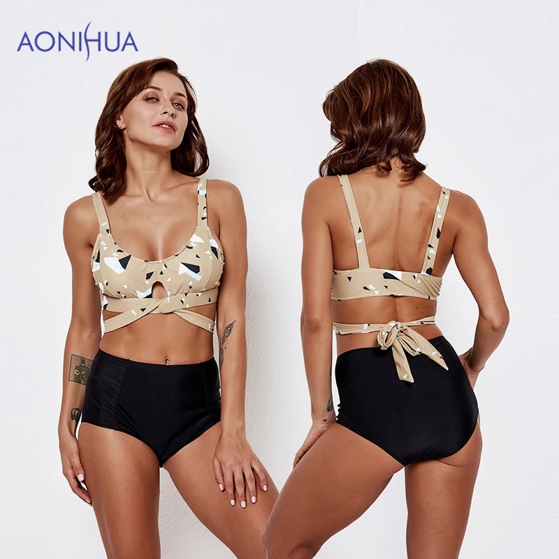 AONIHUA Sexy Beach Swimwear Bandage Bikini Set Padded Bras Triangle Body Suits Female Beach Wear Bathing Suits Swimming Suit
AONIHUA Sexy Beach Swimwear Bandage Bikini Set Padded Bras Triangle Body Suits Female Beach Wear Bathing Suits Swimming Suit