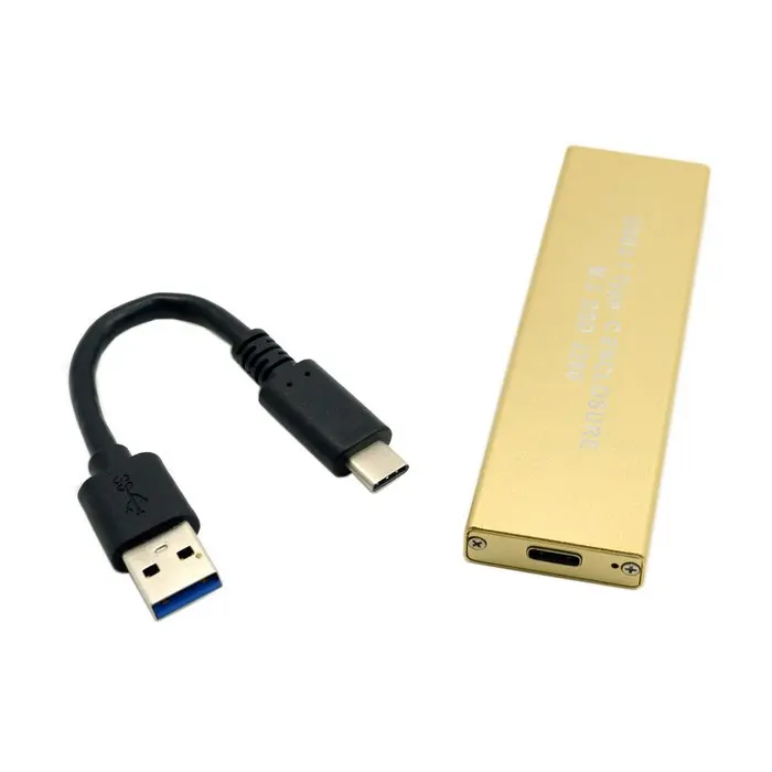 80mm USB-C USB 3.1 Type C to M.2 NGFF PCI-E 2 Lane SSD Enclosure for E431 E531 X240 Y410P Y510P
80mm USB-C USB 3.1 Type C to M.2 NGFF PCI-E 2 Lane SSD Enclosure for E431 E531 X240 Y410P Y510P