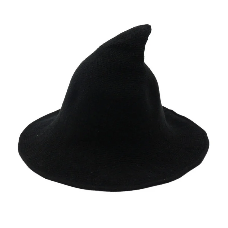 Halloween Wizard Hat Solid Color Kinitted-Wool Hats Halloween Party Masquerade Cosplay Costume Halloween Party Supplies
Halloween Wizard Hat Solid Color Kinitted-Wool Hats Halloween Party Masquerade Cosplay Costume Halloween Party Supplies