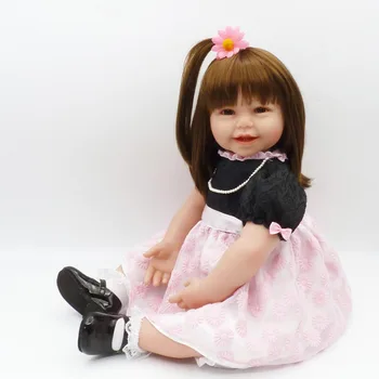 60cm Silicone Reborn Baby Doll Toys Like Real Vinyl Princess Toddler Babies Dolls Girls gift bebes reborn Bonecas juguetes
60cm Silicone Reborn Baby Doll Toys Like Real Vinyl Princess Toddler Babies Dolls Girls gift bebes reborn Bonecas juguetes