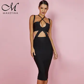 Maketina Summer Black Bandage Dress New Sexy 2019 Women Fashion V Neck Bandage Bodycon Dress Club Party Vestido Bandage Dress
Maketina Summer Black Bandage Dress New Sexy 2019 Women Fashion V Neck Bandage Bodycon Dress Club Party Vestido Bandage Dress