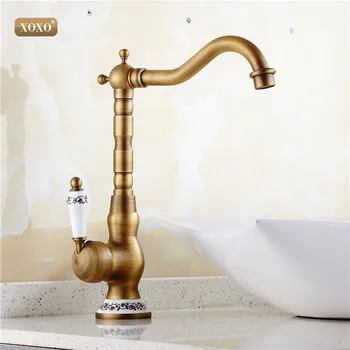 XOXO Bathroom Faucet Antique Cold and Hot Bronze 360 Degree Turn Basin Faucet Water Tap Single Handle Water Faucet 50041BT-1
XOXO Bathroom Faucet Antique Cold and Hot Bronze 360 Degree Turn Basin Faucet Water Tap Single Handle Water Faucet 50041BT-1