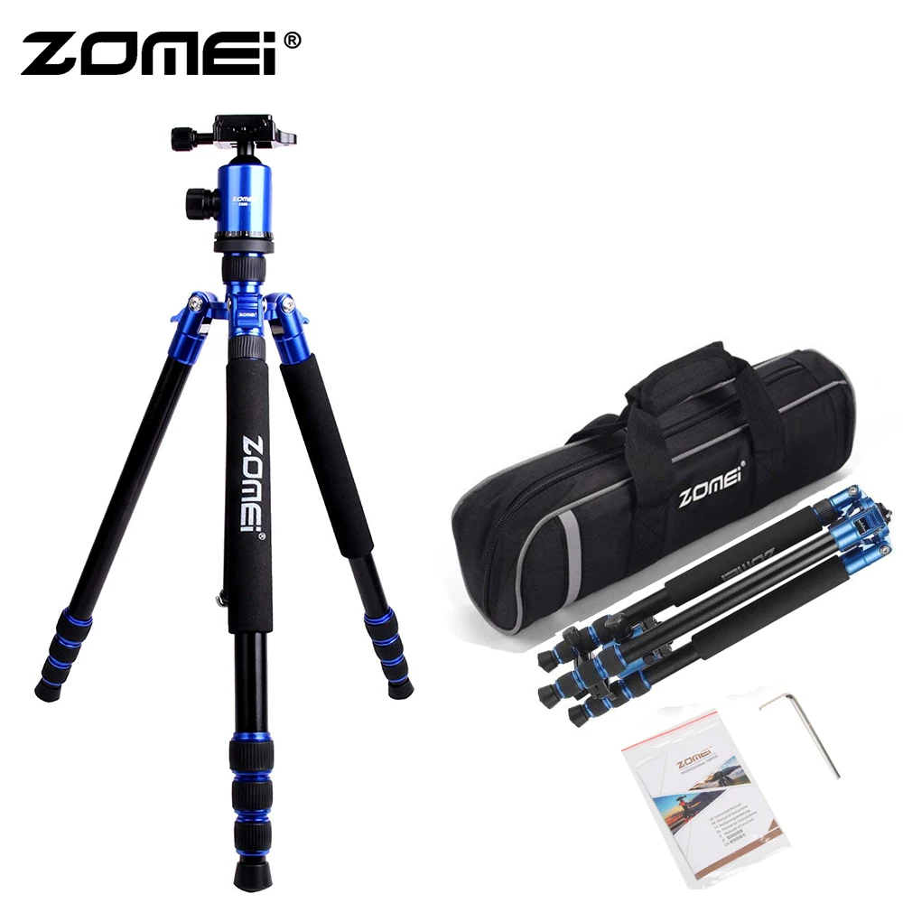 ZOMEI Z888 Camera Tripod & Monopod Lightweight Travel Tripod with 360 Degree Ball Head and Carry Bag for SLR DSLR Digital Camera
ZOMEI Z888 Camera Tripod & Monopod Lightweight Travel Tripod with 360 Degree Ball Head and Carry Bag for SLR DSLR Digital Camera