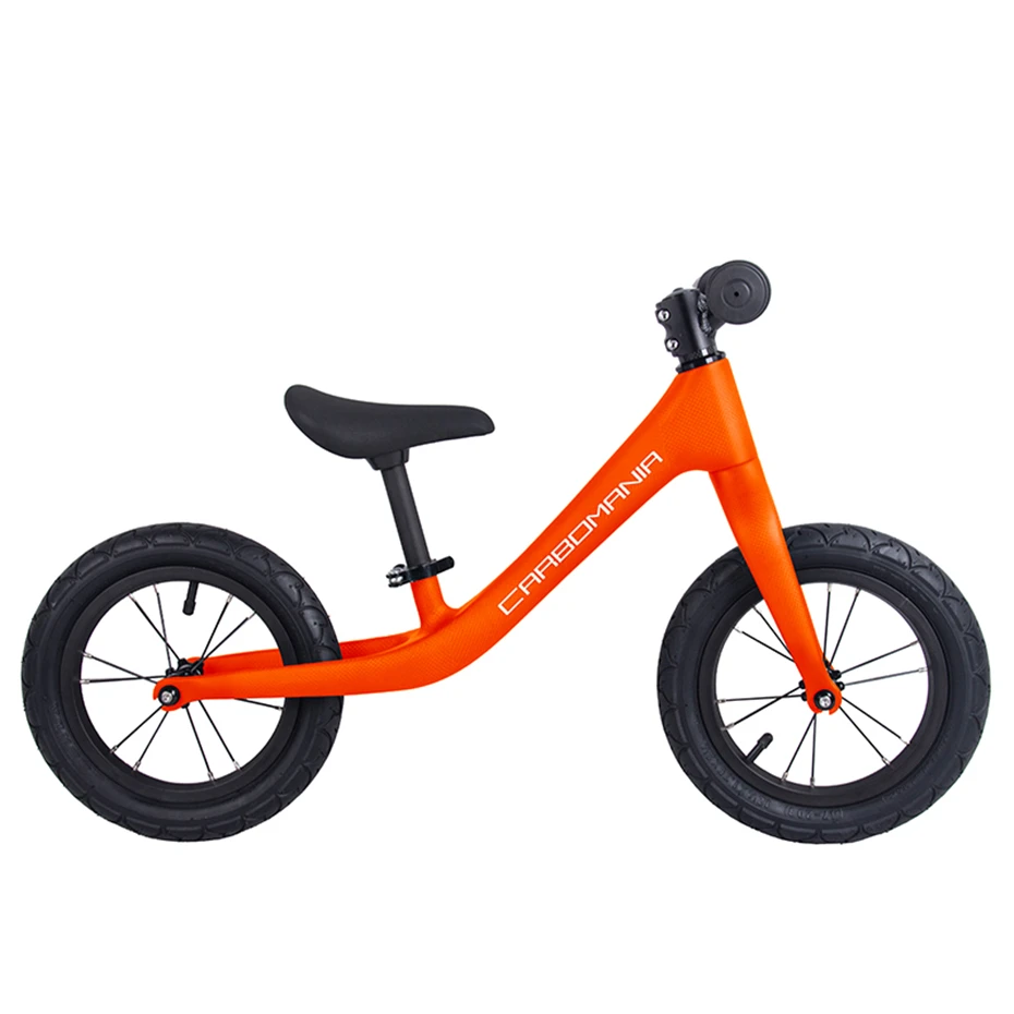 Discount 2019 Carbon Fiber Children complete bike 12inch Kids Balance Bike No Pedal Baby Bicycle Fits children from 18 months to 6 years 32