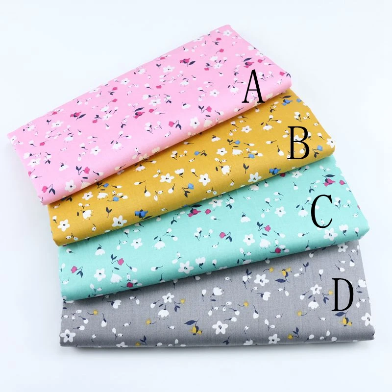 Delicate 1/2 Meter X 160CM Little Flower 100% cotton Fabric Quilting Clothes Home Textile Bedding Sewing Doll Cloth DIY 14
Delicate 1/2 Meter X 160CM Little Flower 100% cotton Fabric Quilting Clothes Home Textile Bedding Sewing Doll Cloth DIY 14