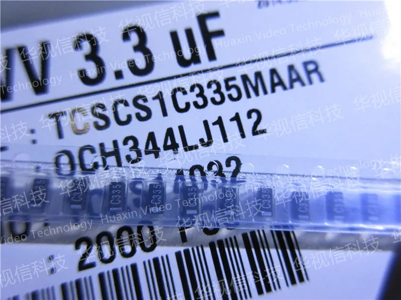 Танталовый конденсатор tcscs1c335isin A 16V 3 мкФ 335M 20% новый импортный чип | Лампы и