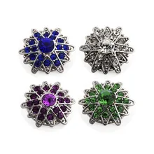 Wholesale 059 flower 18mm rhinestone metal button for snap button Bracelet Necklace Jewelry For Women Silver jewelry 
Wholesale 059 flower 18mm rhinestone metal button for snap button Bracelet Necklace Jewelry For Women Silver jewelry