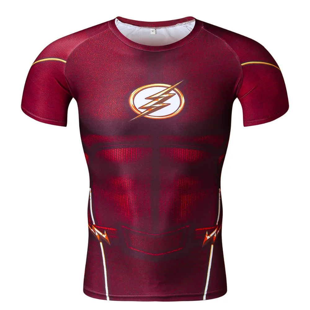 3D Printed T-shirts Men Raglan Short Sleeve Compression Shirt Flash Cosplay Costume fitness Clothing Tops Male
3D Printed T-shirts Men Raglan Short Sleeve Compression Shirt Flash Cosplay Costume fitness Clothing Tops Male