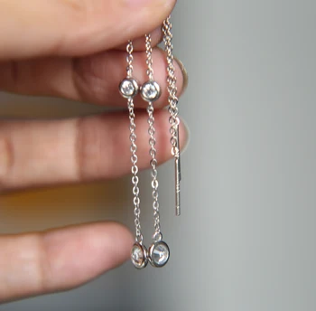 2017 new arrive top quality bezel settting AAA zirconia cz dangle chain ear wire thread ladies 925 earring fashion
2017 new arrive top quality bezel settting AAA zirconia cz dangle chain ear wire thread ladies 925 earring fashion