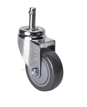 2PCS EDL Light 3 Inch Casters Wheels 80Kg Polyurethane PU Wheels Castors Stem Bearing Swivel Brake Chrome Industrial for trolley
2PCS EDL Light 3 Inch Casters Wheels 80Kg Polyurethane PU Wheels Castors Stem Bearing Swivel Brake Chrome Industrial for trolley
