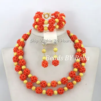 Wonderful 2 Layers Coral Beads Jewelry Set African Wedding&Party Beads Necklace Set For Brides Free Shipping ABC989
Wonderful 2 Layers Coral Beads Jewelry Set African Wedding&Party Beads Necklace Set For Brides Free Shipping ABC989