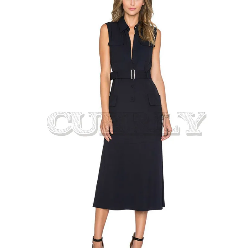 Long Dress Milan Runway High Quality 2019 Summer New Women'S Fashion Party Work Sexy Vintage Elegant Chic Black Vest Dresses
Long Dress Milan Runway High Quality 2019 Summer New Women'S Fashion Party Work Sexy Vintage Elegant Chic Black Vest Dresses