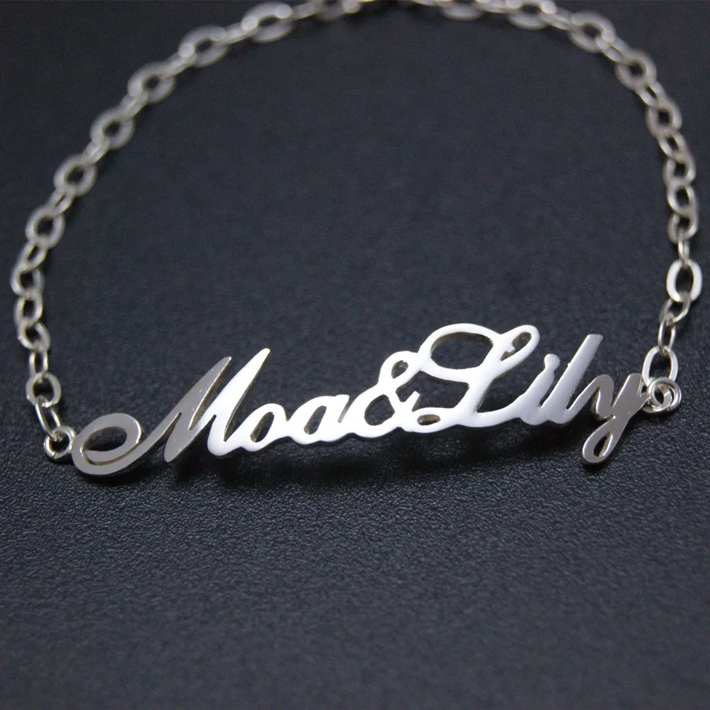 Personalized custom name bracelets stainless steel handmade bracelets couple name bracelets perfect gift
Personalized custom name bracelets stainless steel handmade bracelets couple name bracelets perfect gift