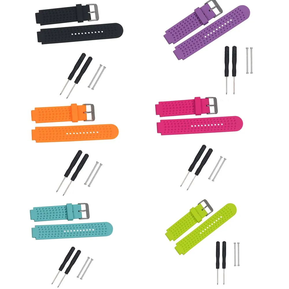 Soft Silicone Replacement Watch Band For Garmin Forerunner 230/235/220 Strap Black/Orange/Green/Purple/Rose Red/Yellow/blue/red
Soft Silicone Replacement Watch Band For Garmin Forerunner 230/235/220 Strap Black/Orange/Green/Purple/Rose Red/Yellow/blue/red