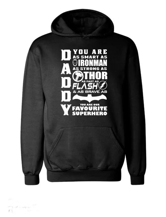 Super Daddy Favorite Superhero Sweatshirt men Father's day birthday gift Present Hoodie US plus size S-3XL
Super Daddy Favorite Superhero Sweatshirt men Father's day birthday gift Present Hoodie US plus size S-3XL