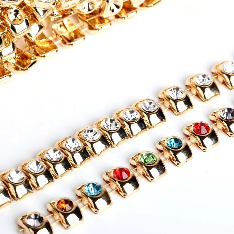 5yards rhinestones Chain KC gold Bread Rhinestone cup Chain for DIY Rhinestone Sew On clothing stones Ornament accessories
5yards rhinestones Chain KC gold Bread Rhinestone cup Chain for DIY Rhinestone Sew On clothing stones Ornament accessories