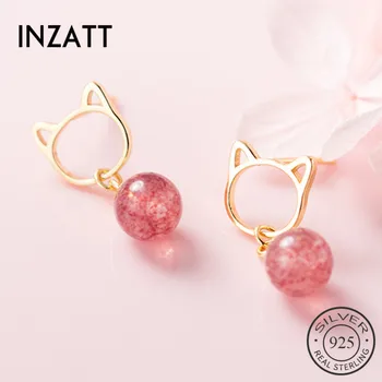 INZATT Real 925 Sterling Silver Strawberry Crystal pendant Stud Earrings For Fashion Women Cute Fine Jewelry 2019 Accessories
INZATT Real 925 Sterling Silver Strawberry Crystal pendant Stud Earrings For Fashion Women Cute Fine Jewelry 2019 Accessories