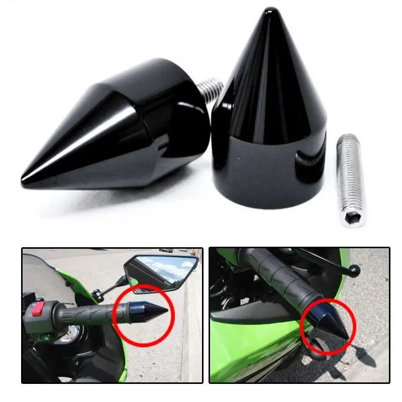 Spike Bar Ends For Kawasaki Ninja 250 500 Z1000 ZX 600 650R 750 900 ZX6R ZX12R ZX14 ZRX 1100 1200 Handlebar Grip Bar End Caps
Spike Bar Ends For Kawasaki Ninja 250 500 Z1000 ZX 600 650R 750 900 ZX6R ZX12R ZX14 ZRX 1100 1200 Handlebar Grip Bar End Caps
