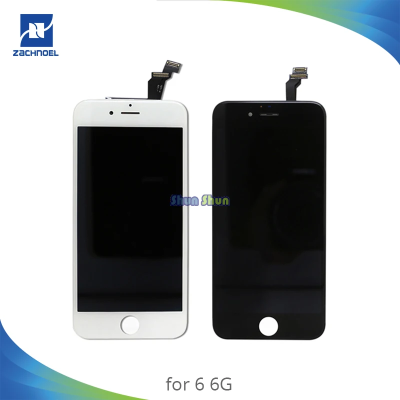 AAA++ Full LCD for iPhone 6 6G 4.7 inch LCD Display with Touch Screen Digitizer Assembly Black White Replacement Parts
AAA++ Full LCD for iPhone 6 6G 4.7 inch LCD Display with Touch Screen Digitizer Assembly Black White Replacement Parts