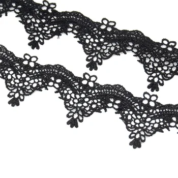 15 Yard/Lot Cheap Black Ribbon Lace Fabric For Wedding Decoration DIY Craft Applique Embroidery Sewing Trim Garment Supplies
15 Yard/Lot Cheap Black Ribbon Lace Fabric For Wedding Decoration DIY Craft Applique Embroidery Sewing Trim Garment Supplies