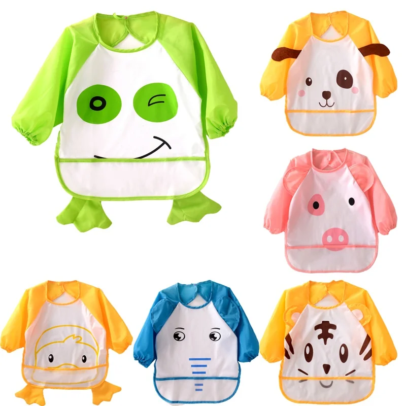 1-3T Cute Cartoon Children Bib Printed Long Sleeve Baby Bib Infant Waterproof Apron Clothing 9 Colors
1-3T Cute Cartoon Children Bib Printed Long Sleeve Baby Bib Infant Waterproof Apron Clothing 9 Colors