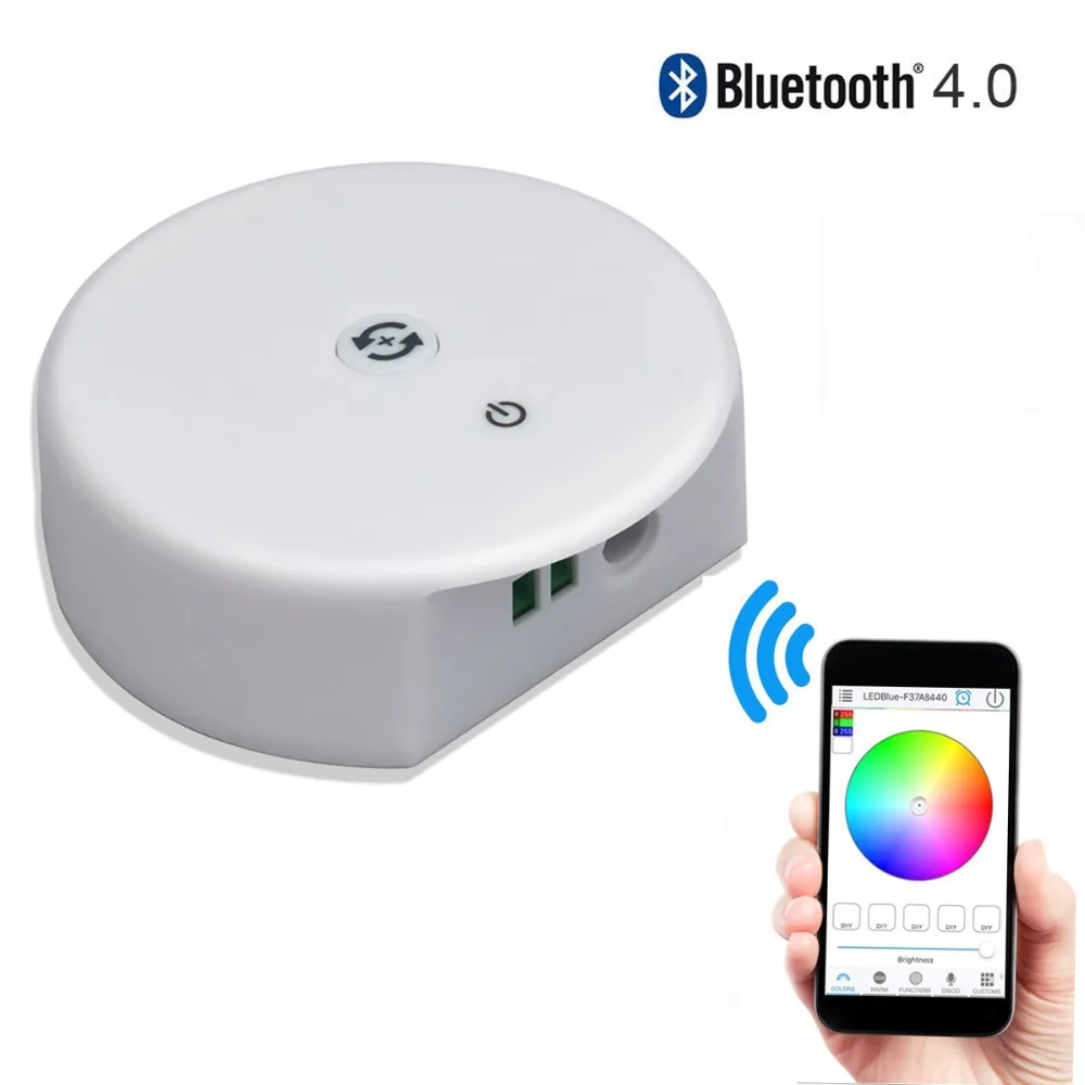 DC12-24V RGB RGBW Bluetooth LED Controller,Timing Function, Group Control, Music Mode, apply to IOS/Android
DC12-24V RGB RGBW Bluetooth LED Controller,Timing Function, Group Control, Music Mode, apply to IOS/Android