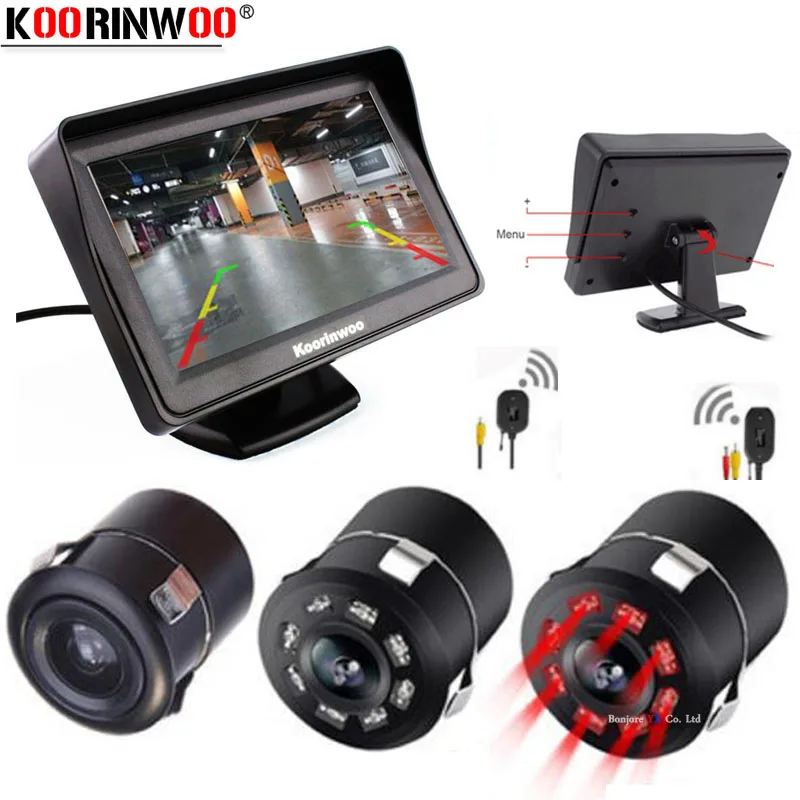 Koorinwoo Car dash Circle Rear camera Rearview With LCD TFT Monitor Digital Screen 800*480 Night Vision 8 Light Moniteur Voiture
Koorinwoo Car dash Circle Rear camera Rearview With LCD TFT Monitor Digital Screen 800*480 Night Vision 8 Light Moniteur Voiture