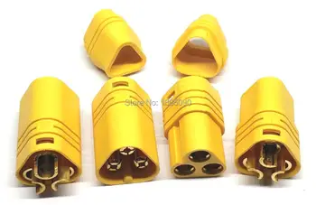 10 Pair MT60 Yellow Plug Three phase three polar connector 3.5mm Male and Female for RC ESC to Motor /10 Pair=10 Male+10 Female
10 Pair MT60 Yellow Plug Three phase three polar connector 3.5mm Male and Female for RC ESC to Motor /10 Pair=10 Male+10 Female