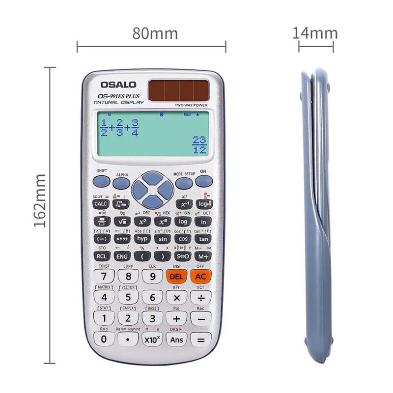 Scientific calculator student function double line display test solution equation calculator 401 function 10+2 calculator
Scientific calculator student function double line display test solution equation calculator 401 function 10+2 calculator