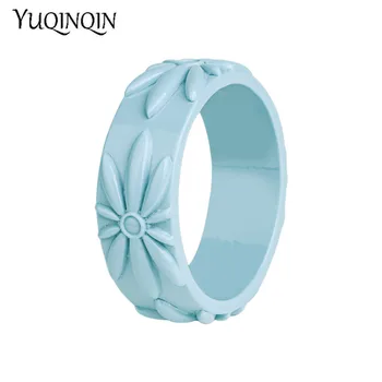 Trendy Resin Cuff Engraved Sun Flowers Fashion Bracelets Bangles for Women Acrylic Wide Bracelet Female Simple Charm New Jewelry
Trendy Resin Cuff Engraved Sun Flowers Fashion Bracelets Bangles for Women Acrylic Wide Bracelet Female Simple Charm New Jewelry