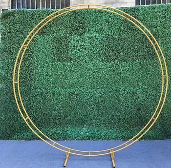 New wedding props ring double-pole arch frame, flower arch circular arc wedding gate
New wedding props ring double-pole arch frame, flower arch circular arc wedding gate