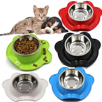 5 colors Pet Dog Bowl Puppy Cat Bowl Water Food Storage Feeder Non-toxic PP Resin Stainless Steel Combo Rice Basin Water Dish
5 colors Pet Dog Bowl Puppy Cat Bowl Water Food Storage Feeder Non-toxic PP Resin Stainless Steel Combo Rice Basin Water Dish