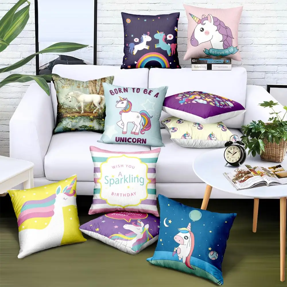 27 Styles Pillowcases Decorative Pillows Nordic Unicorn Polyester Twill Printed Logo Brand Advertising Gift Bedding Pillow Cover
27 Styles Pillowcases Decorative Pillows Nordic Unicorn Polyester Twill Printed Logo Brand Advertising Gift Bedding Pillow Cover