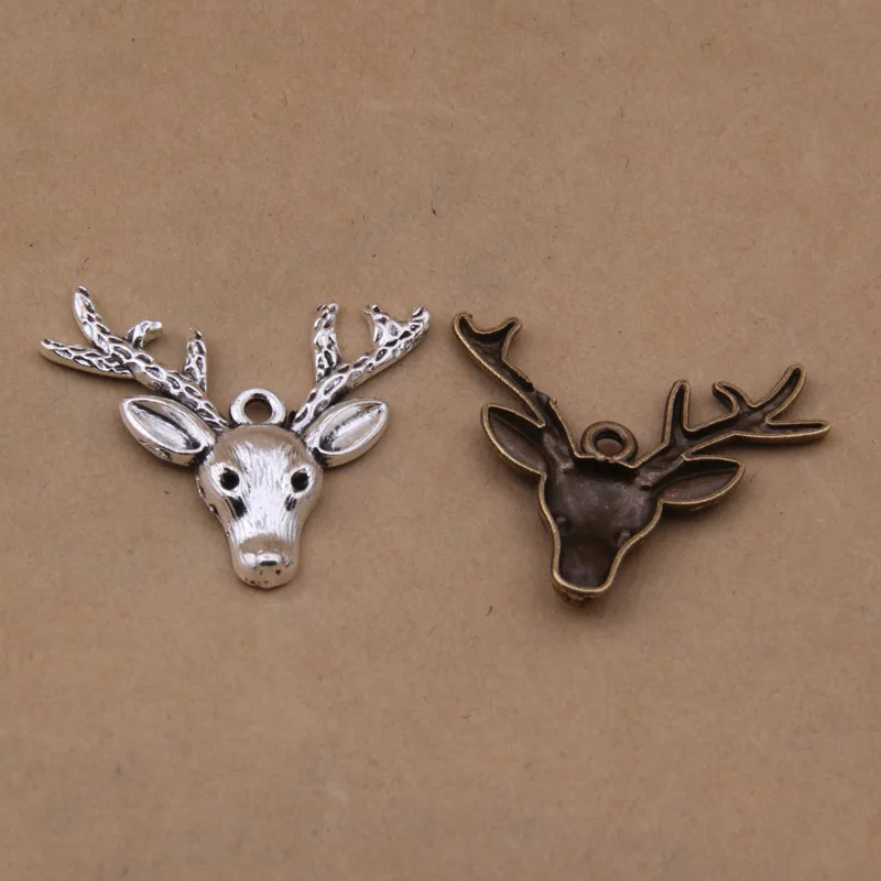 50pcs 20*15mm Deer Antlers Charms Pendants Antique Vintage Bronze Zinc Alloy Deer Head Fashion Charm Pendant
50pcs 20*15mm Deer Antlers Charms Pendants Antique Vintage Bronze Zinc Alloy Deer Head Fashion Charm Pendant
