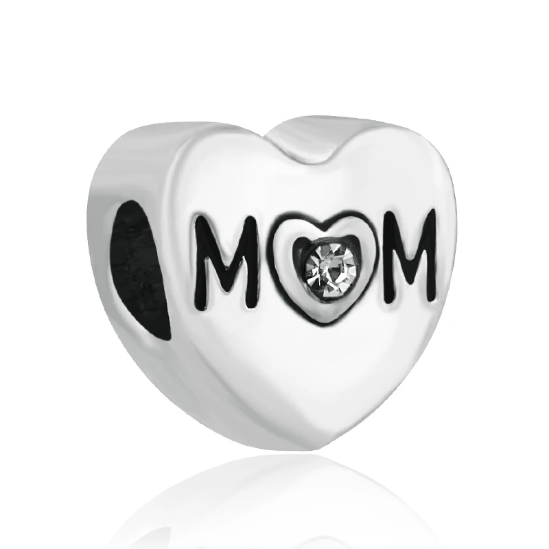 free shipping mother's day gift 1pc silver plated heart shape MOM big hole bead Fits European Pandora Charm Bracelets A290
free shipping mother's day gift 1pc silver plated heart shape MOM big hole bead Fits European Pandora Charm Bracelets A290