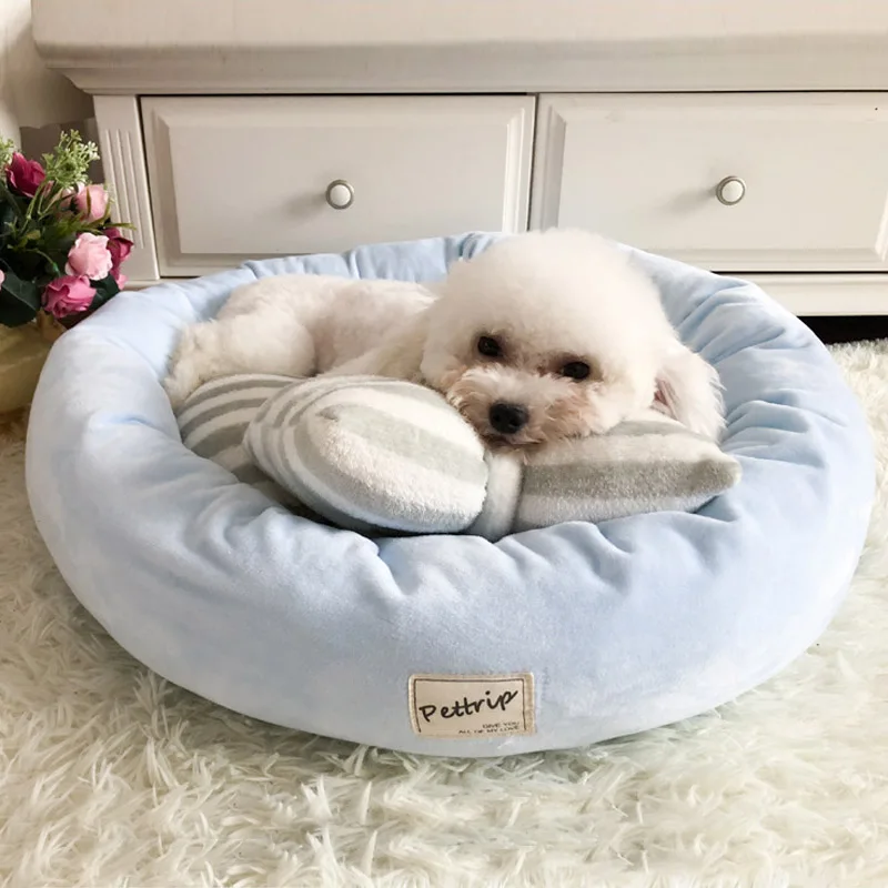 HEYPET Pet Dog Bed Mats Round Puppy Pads Winter Warm Velvet Soft Lounger Sofa for Kitten Puppy Litter Nest Kennel with Pillow
HEYPET Pet Dog Bed Mats Round Puppy Pads Winter Warm Velvet Soft Lounger Sofa for Kitten Puppy Litter Nest Kennel with Pillow