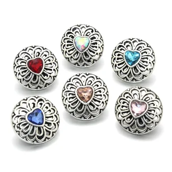 10 PCS/Lot Mixed Rhinestone Round Snaps Jewelry Heart 18-20mm Snaps Buttons Fit Snaps Bracelets Snaps Jewelry For Women 011203
10 PCS/Lot Mixed Rhinestone Round Snaps Jewelry Heart 18-20mm Snaps Buttons Fit Snaps Bracelets Snaps Jewelry For Women 011203