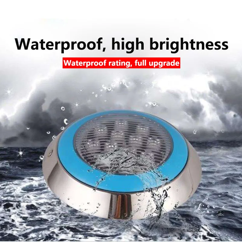 LED RGB Underwater Swimming Pool Light Multi-Color 9W12W15W18W 24W RGB Remote Controller Outdoor Lighting IP68 Underwater Lamp
LED RGB Underwater Swimming Pool Light Multi-Color 9W12W15W18W 24W RGB Remote Controller Outdoor Lighting IP68 Underwater Lamp