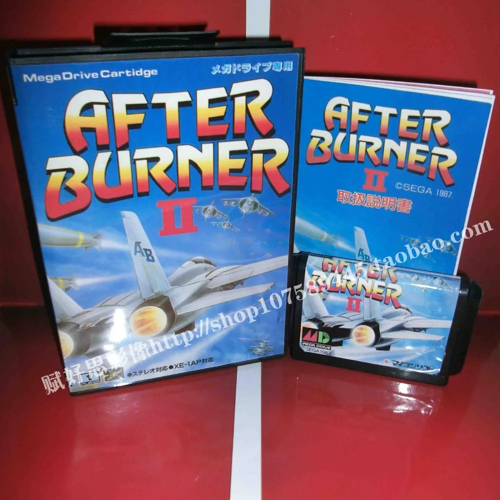 Sega MD game - After Burner II with Box and Manual for 16 bit Sega MD game Cartridge Megadrive Genesis system
Sega MD game - After Burner II with Box and Manual for 16 bit Sega MD game Cartridge Megadrive Genesis system