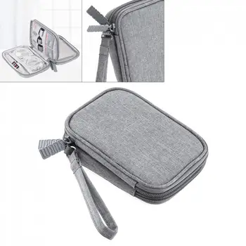 2.5 Inch Gray Digital Cable Storage Bag Double-layer Earphone Wire Bag Hard Disk Hard Drive Disk Cover Protector for Storage
2.5 Inch Gray Digital Cable Storage Bag Double-layer Earphone Wire Bag Hard Disk Hard Drive Disk Cover Protector for Storage