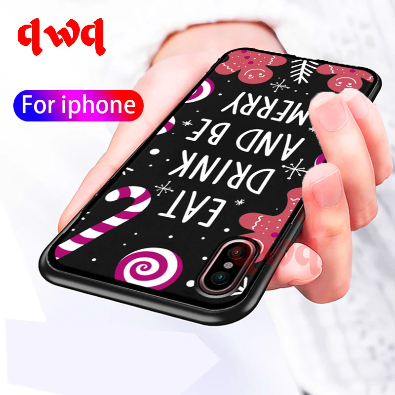 Lovely Christmas Cartoon Pattern Phone Cases For iphone 6 6S 7 8 Plus Santa Claus Elk TPU Full Cover For Iphone Xs Max X XR Case
Lovely Christmas Cartoon Pattern Phone Cases For iphone 6 6S 7 8 Plus Santa Claus Elk TPU Full Cover For Iphone Xs Max X XR Case