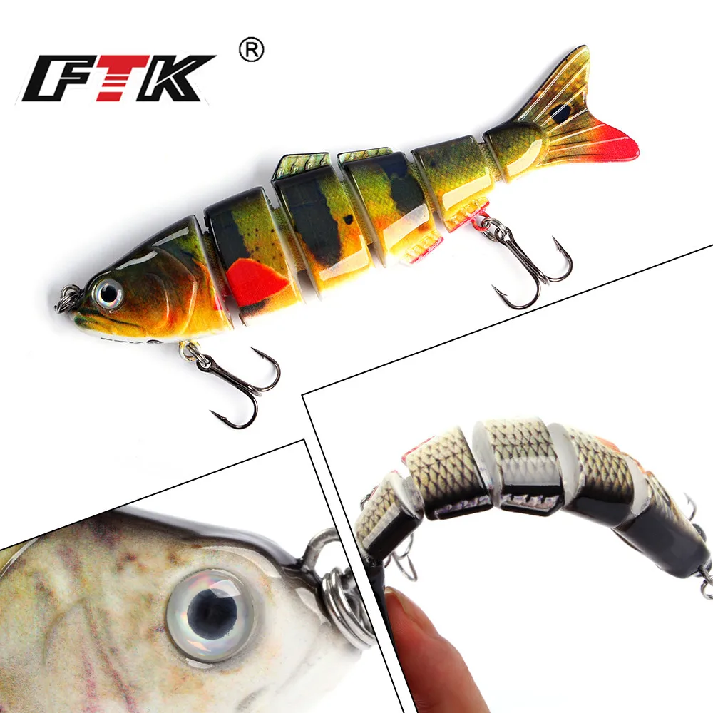 FTK Bass Fishing Lure 1pc Topwater Wobblers Tackle Multi Segment 122mm/22g Assorted Floating Swim Bait Hard Sinking Crankbait HF
FTK Bass Fishing Lure 1pc Topwater Wobblers Tackle Multi Segment 122mm/22g Assorted Floating Swim Bait Hard Sinking Crankbait HF