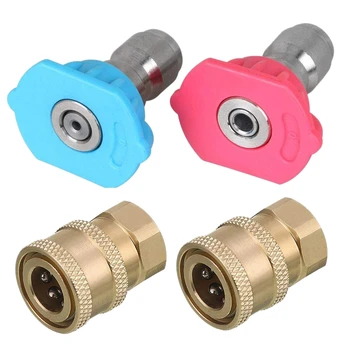 Pressure Washer Tips, Pressure Washer Accessories Kit, 2-Pack 2Nd Story Washer Spray Nozzle Tips, 2-Pack Pressure Washer Quick
Pressure Washer Tips, Pressure Washer Accessories Kit, 2-Pack 2Nd Story Washer Spray Nozzle Tips, 2-Pack Pressure Washer Quick
