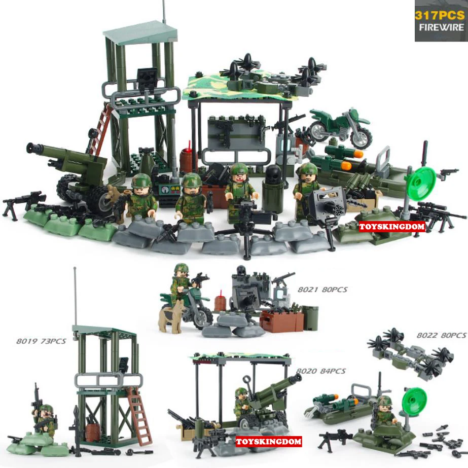 Modern military FireWire strive brickmania figures moc building block ww2 army forces base artillery weapon gun toys
Modern military FireWire strive brickmania figures moc building block ww2 army forces base artillery weapon gun toys