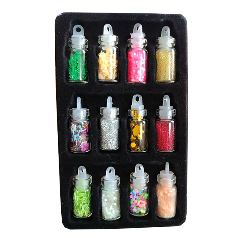 12PCS DIY Sequin Filler Clear Fluffy Polymer Slime Charms Modeling Clay Kit Accessories Toys for Children Girl Christmas gifts
12PCS DIY Sequin Filler Clear Fluffy Polymer Slime Charms Modeling Clay Kit Accessories Toys for Children Girl Christmas gifts