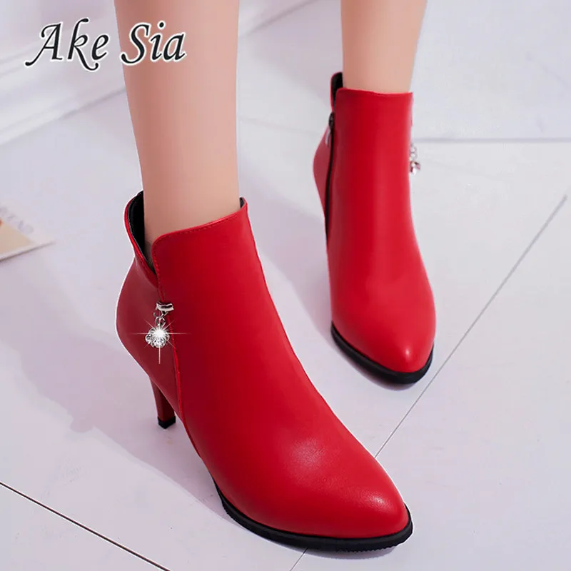 2019 winter new female pointed stiletto single shoes high heel boots women comfortable wild fashion bare boots y129
2019 winter new female pointed stiletto single shoes high heel boots women comfortable wild fashion bare boots y129
