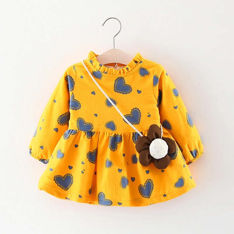 2019 Baby girls new winter Dress clothing Kids girls cute color print velvet cotton Dress with Bag 1-3 Years !
2019 Baby girls new winter Dress clothing Kids girls cute color print velvet cotton Dress with Bag 1-3 Years !