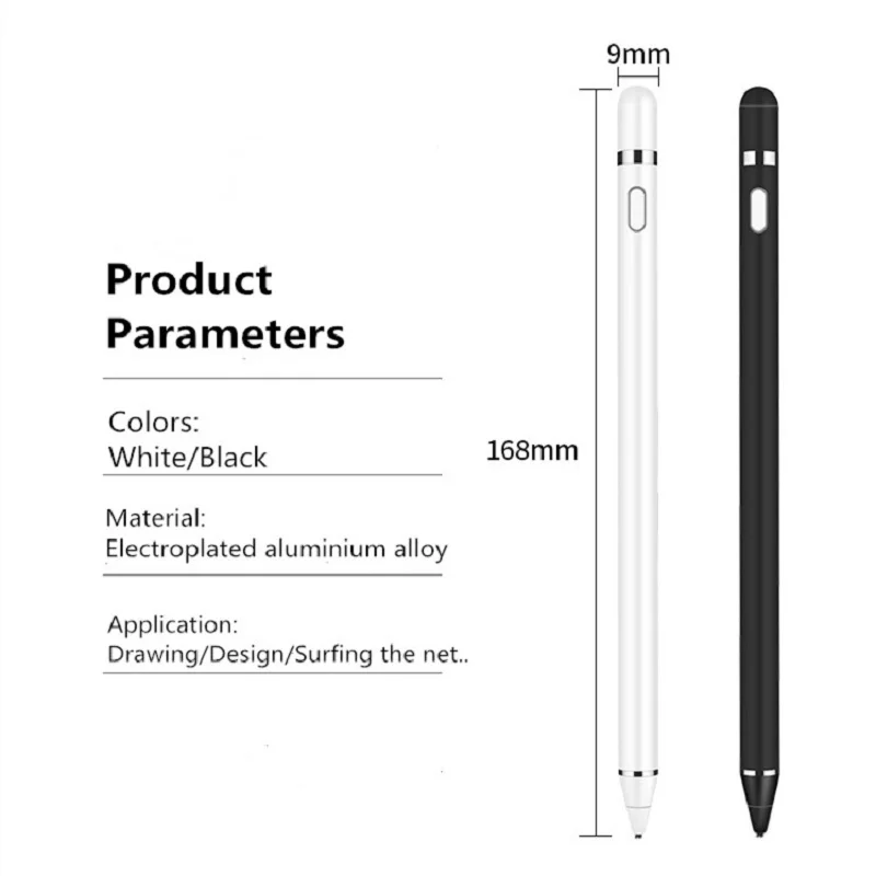 Active Stylus Touch Pen For Apple iPad Pro 11 12.9 10.5 9.7 miini 5 Smart Capacitance Pencil For iOS Android Window Phone Tablet
Active Stylus Touch Pen For Apple iPad Pro 11 12.9 10.5 9.7 miini 5 Smart Capacitance Pencil For iOS Android Window Phone Tablet